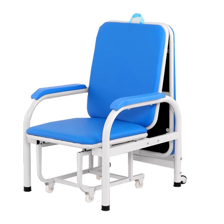 介護椅子 福祉椅子 福祉施設向け 病院 アジャスター付き ヘッドレスト 肘掛け キャスター付き 折り畳み シンプル  YLY-403