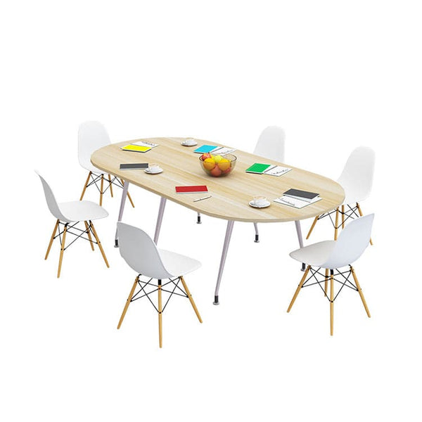 会議テーブル　ミーティングテーブル　テーブル デスク ワークデスク  作業テーブル シンプル　モダン ホワイト　  HYZ-451