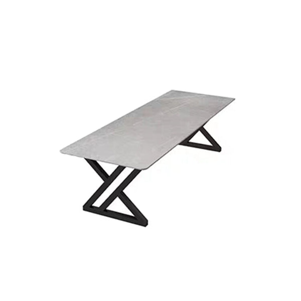会議テーブル　会議　テーブル　コーナーＲ加工　丸み　焼結石　炭素鋼　脚フレーム　エコ素材　耐水性　耐熱性　お手入れ簡単　高耐荷重　ミーティング   HYZ-485