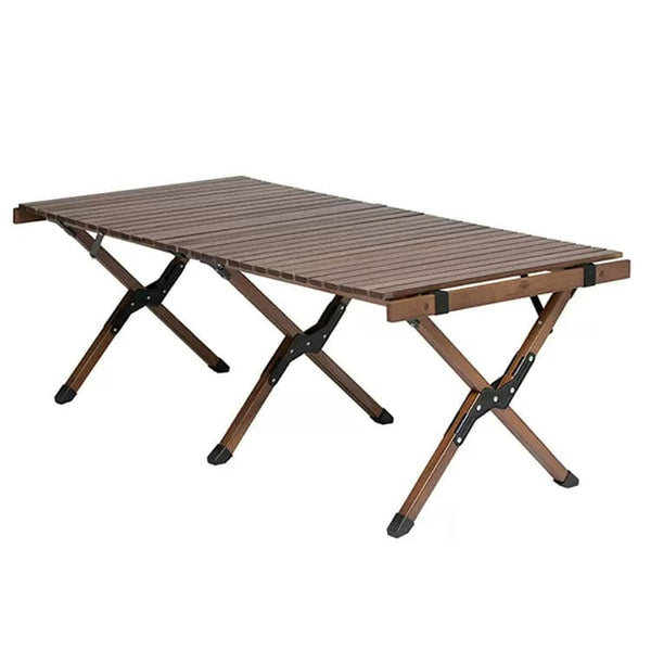 アウトドアテーブル　テーブル　折り畳み式　アウトドア　収納可能  ナチュラル     ウォルナット   HWZ-400