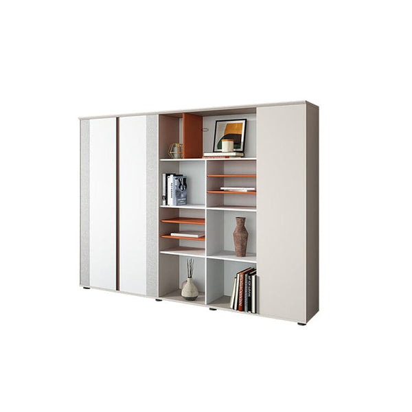 サイドキャビネット　サイドボード　書庫　収納棚　本棚　棚　書類整理棚　高級感 高品質 上品な雰囲気 CWG-428