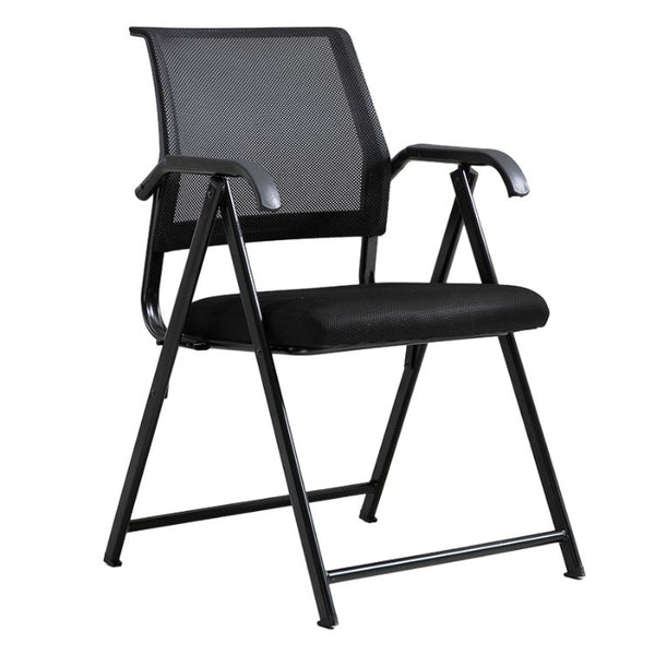 オフィスチェア　ワークチェア　事務椅子　チェア　折り畳み式　省スペース　メッシュ　弧状肘掛け　高密度ウレタンフォーム　BGY-481