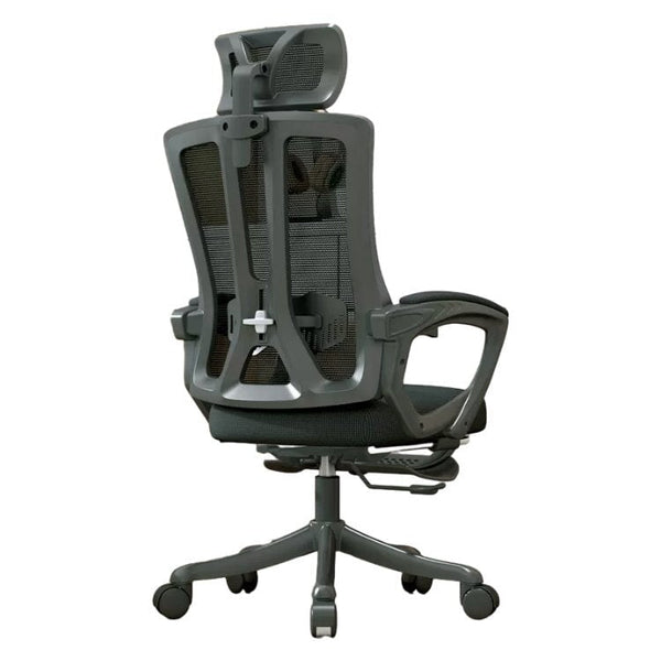 チェア　オフィスチェア　ワークチェア　事務椅子　ワーク椅子　椅子　回転チェア　ヘッドレスト　肘掛け　フットレスト　スタイリッシュ    メッシュ   BGY-452