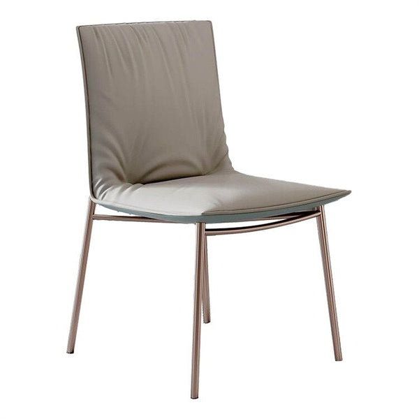 チェア　リビングチェア　椅子　いす　木製椅子　木製チェア　食卓椅子　ダイニングチェア　マイクロファイバーレザー　メッキ 　人間工学　シンプル　シック  SNY-403