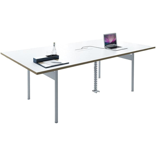 ミーティングテーブル　会議テーブル　会議用テーブル　垢抜けた　配線ボックス　シンプル　コスパ　高耐荷重  HYZ-423