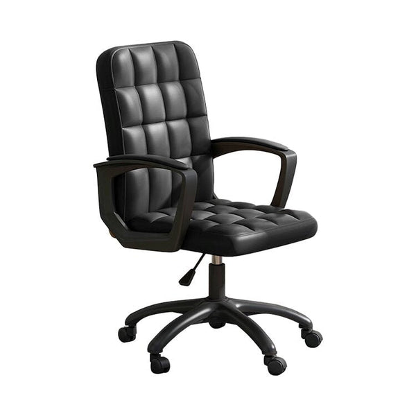 チェア　オフィスチェア　ワークチェア　事務椅子　ワーク椅子　椅子　回転チェア　レザー張り　肘掛け　高密度ウレタンフォーム　座面ベース　ガスシリンダー　ナイロン製　シンプル　モダン   BGY-430